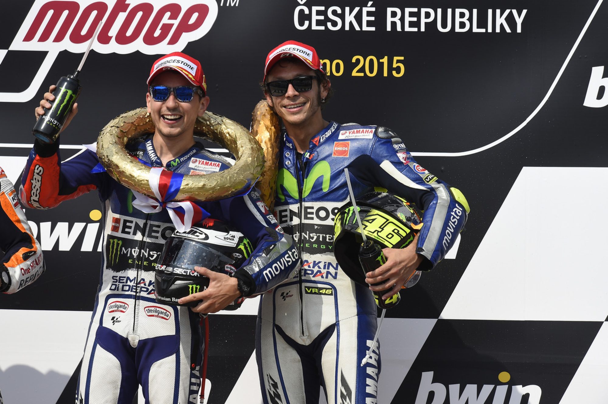 Jorge Lorenzo e Valentino Rossi