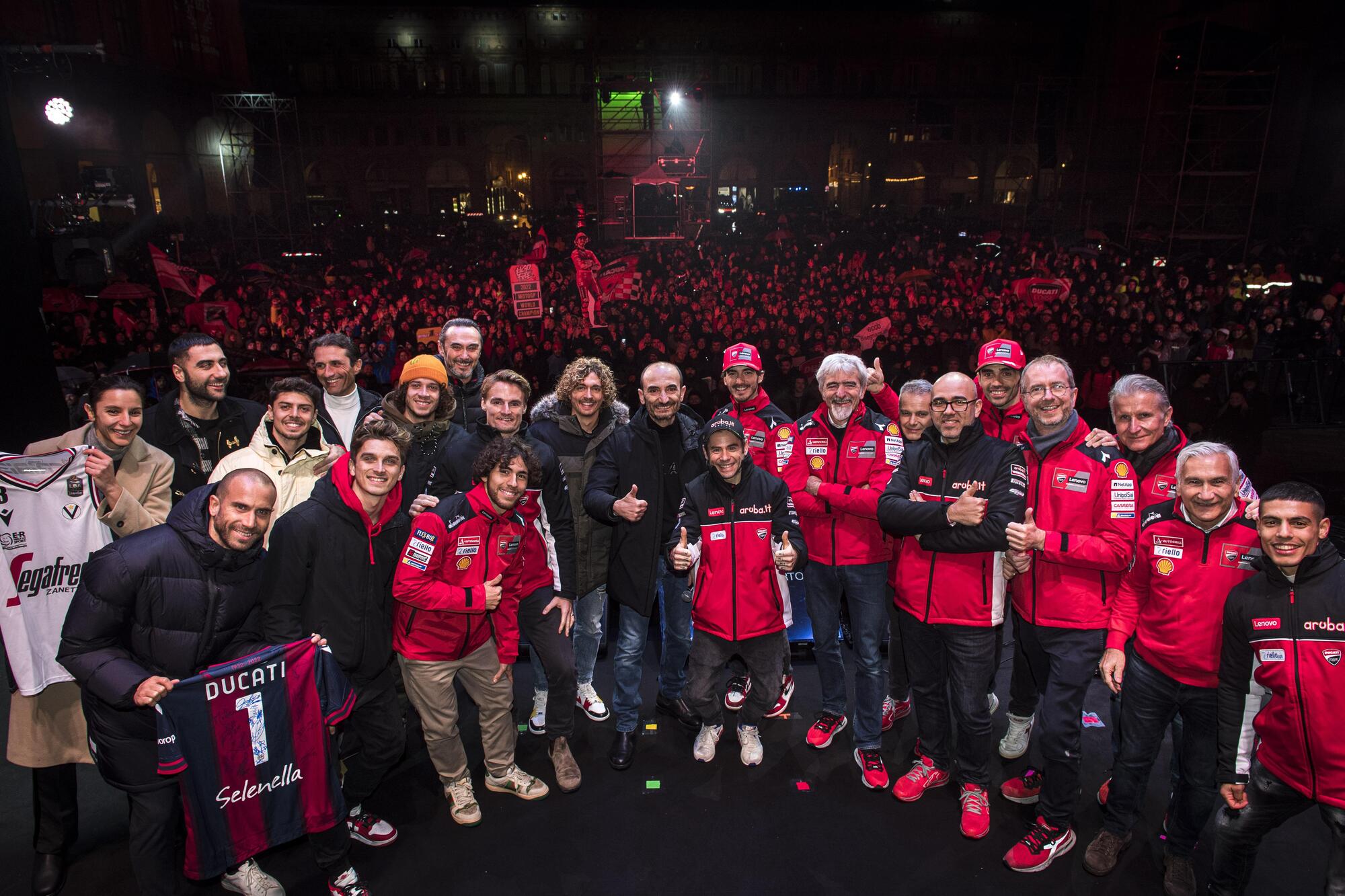 Ducati Corse piazza Maggiore Bologna