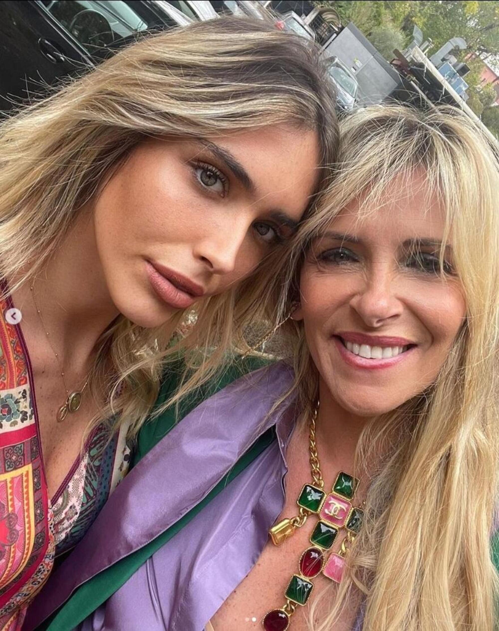 Arianna Rapaccioni con la figlia Viktorija
