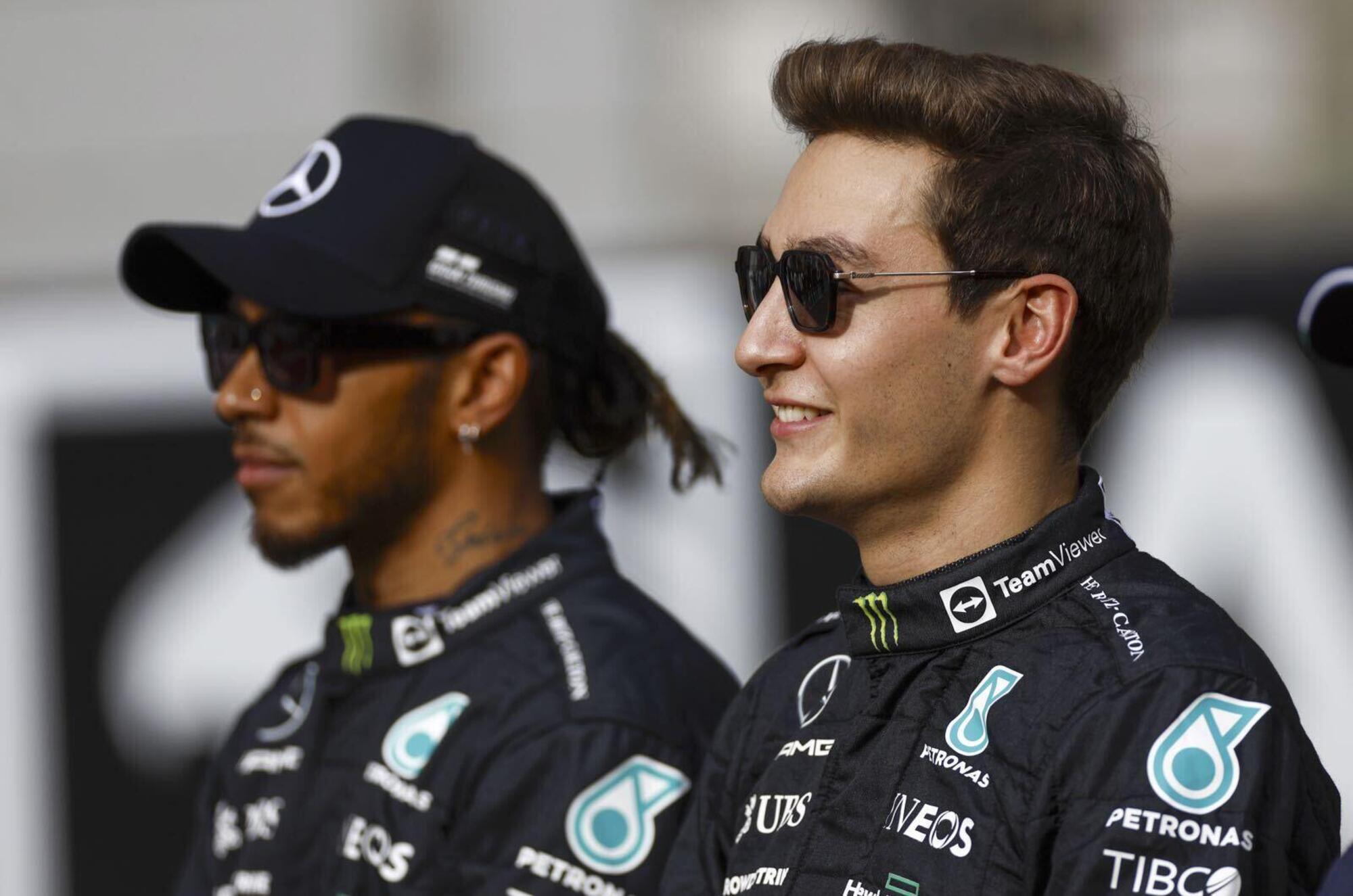 Lewis Hamilton George Russell