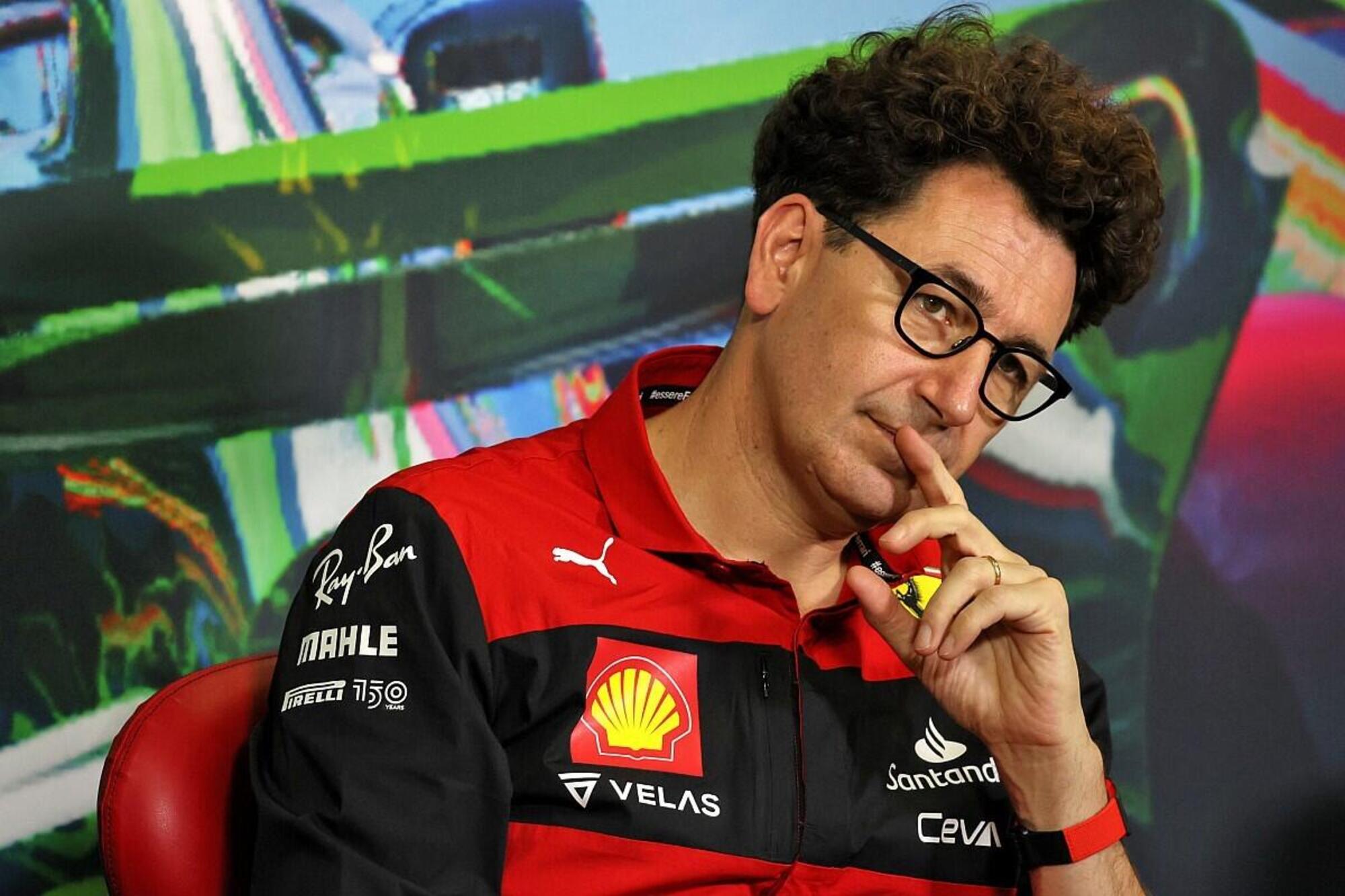 L&#039;ormai ex team principal Ferrari Mattia Binotto