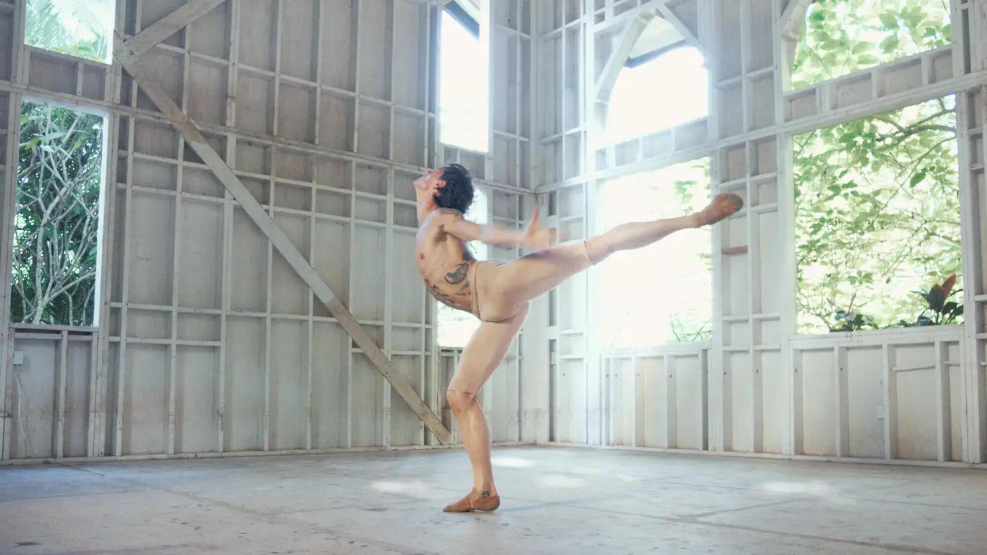 Sergei Polunin nella videoclip di Take me to church di Hozier (regia di David LaChapelle)