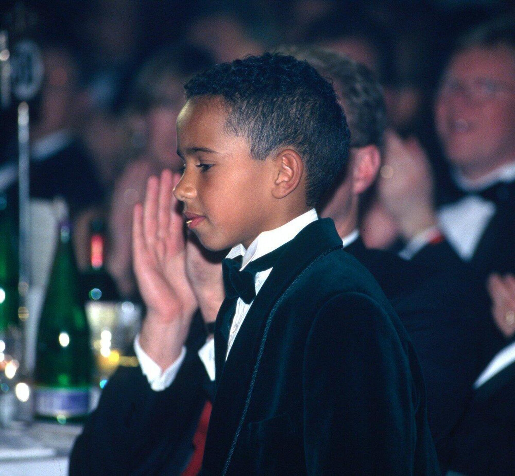 Lewis Hamilton bambino