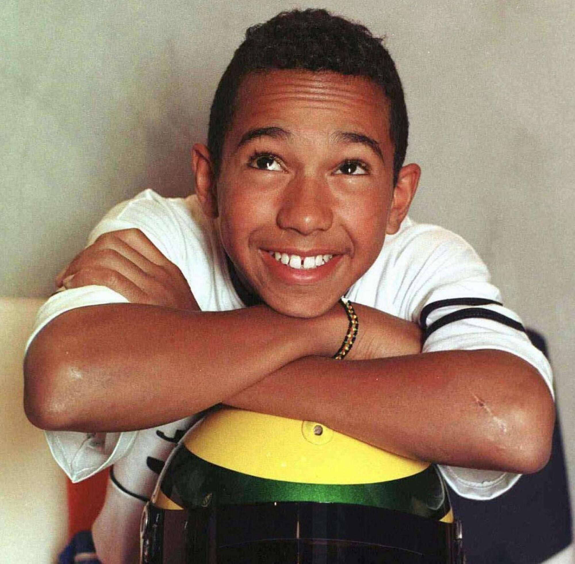Lewis Hamilton bambino