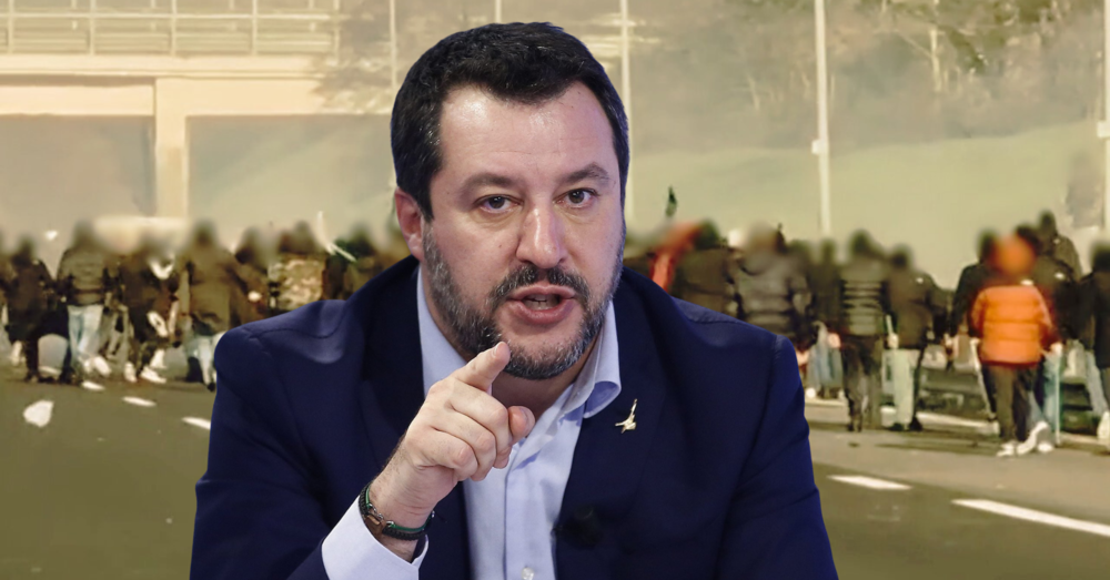 Scontri in autostrada tra ultras, Salvini all&rsquo;attacco: &ldquo;Viaggiatori bloccati? Paghino tutto e&hellip;&rdquo;