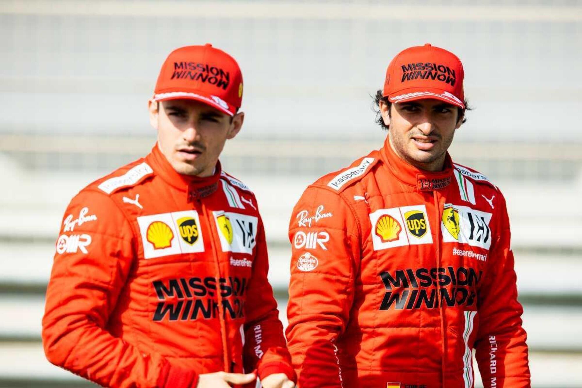 Charles Leclerc e Carlos Sainz