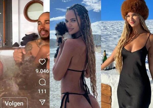 La nuova fiamma di Lewis Hamilton &egrave; l&#039;ex di Kanye West? Gli indizi social che non lasciano dubbi