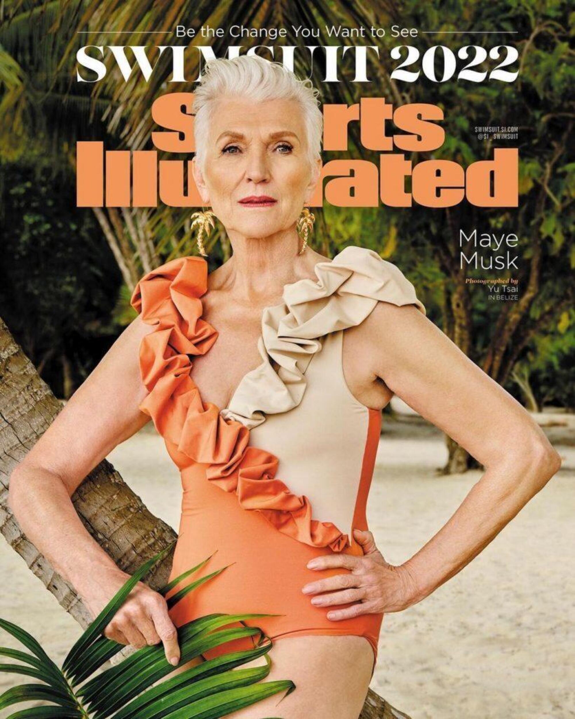 Maye Musk, la meno giovane sulla copertina di Sports Illustrated Swimsuit