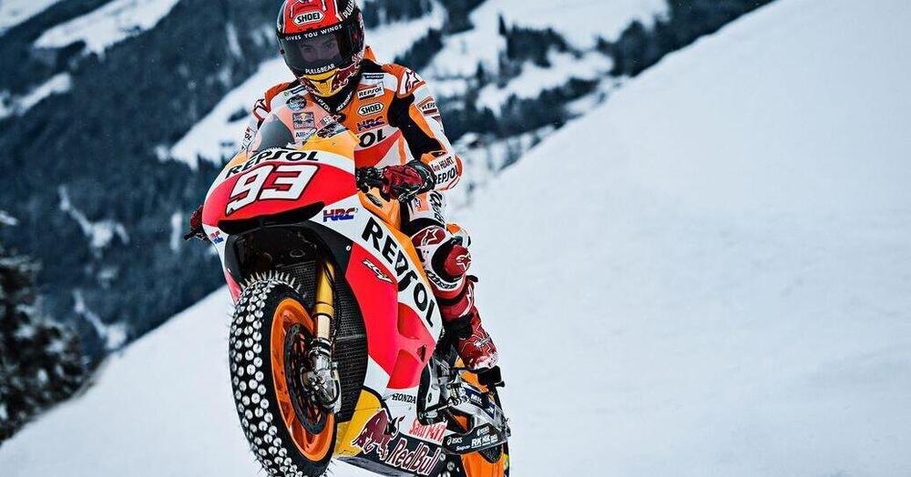 Marc Marquez a Kitzb&uuml;hel con gli Ezpeleta: peccato solo che abbia smesso di fare il pazzo