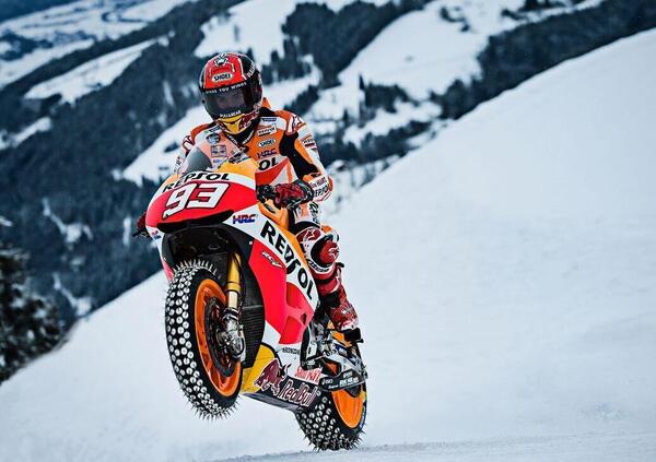 Marc Marquez a Kitzb&uuml;hel con gli Ezpeleta: peccato solo che abbia smesso di fare il pazzo