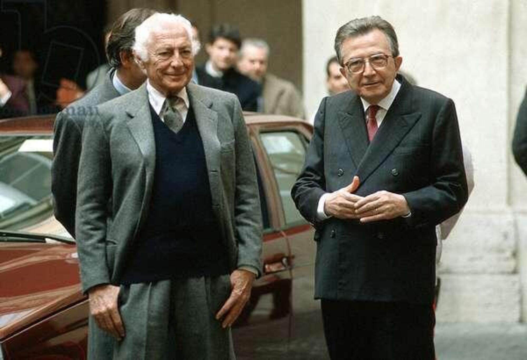 Gianni Agnelli e Giulio Andreotti