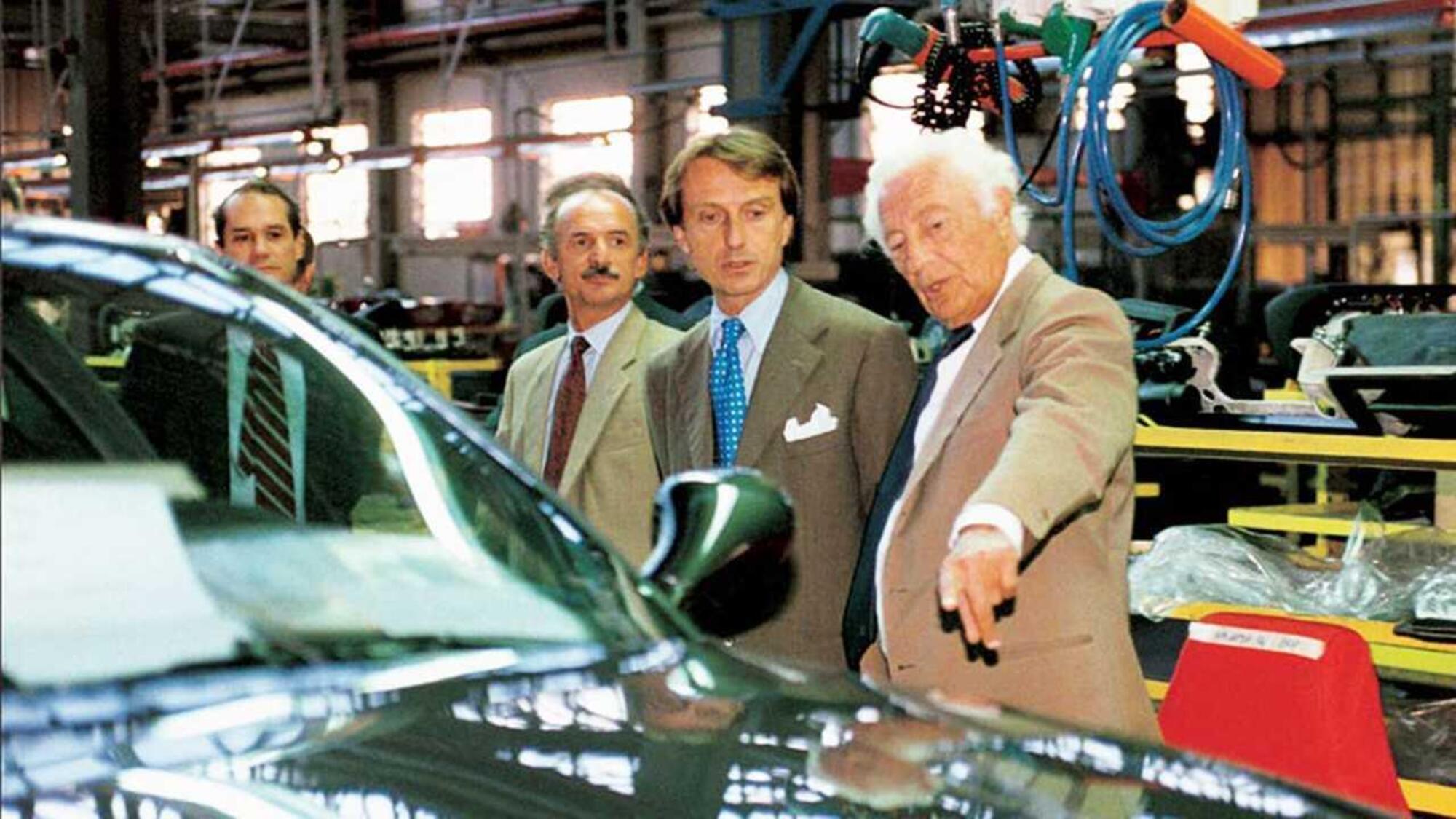 Gianni Agnelli e Luca Cordero di Montezemolo