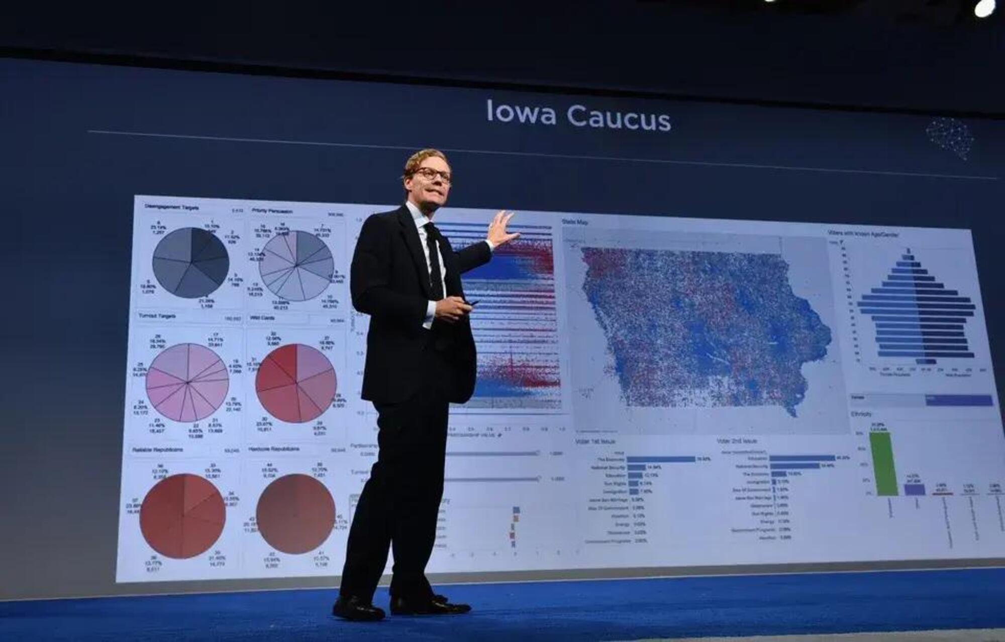 Alexander Nix, direttore generale di Cambridge Analytica