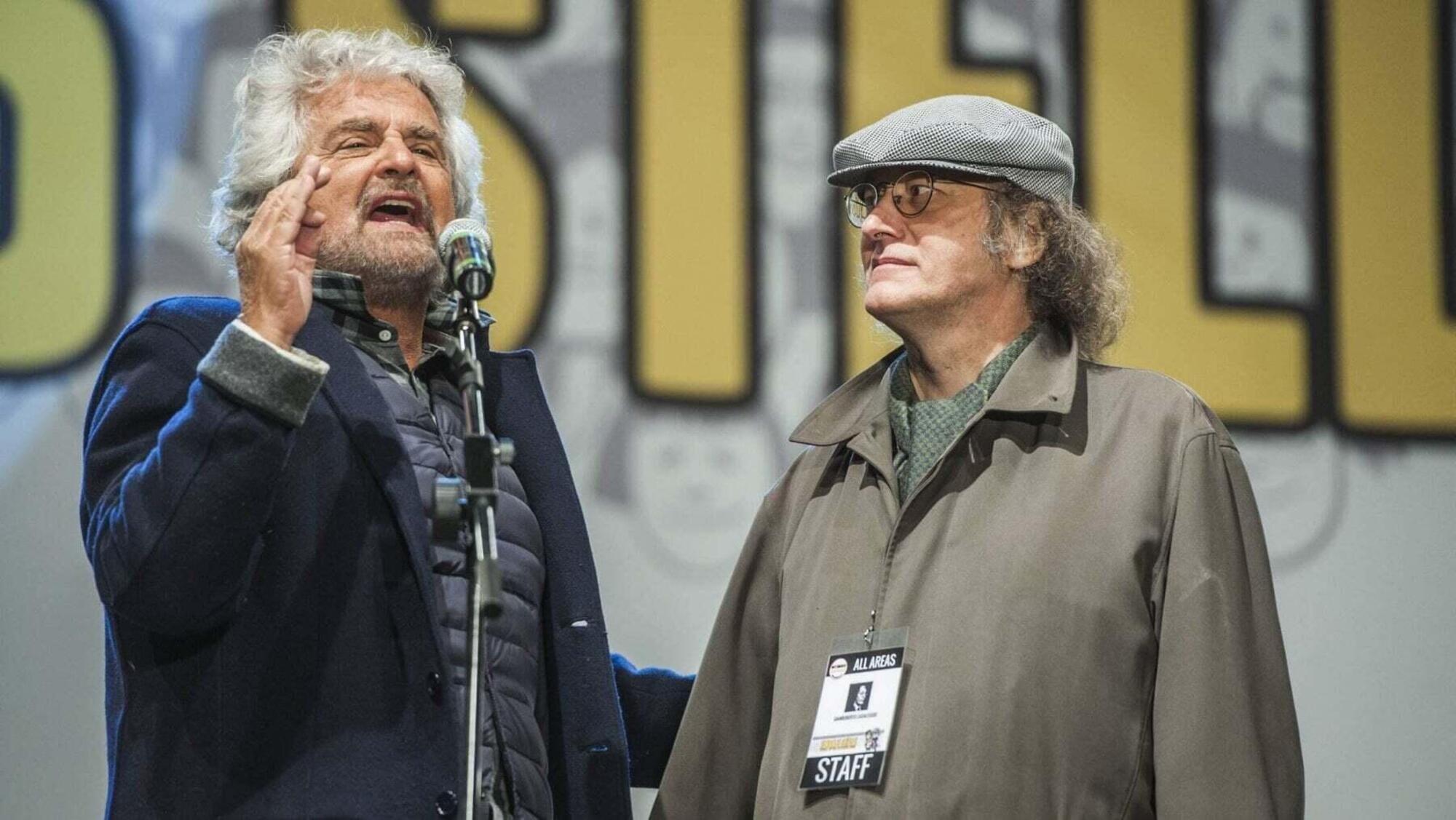 Beppe Grillo e Gianroberto Casaleggio