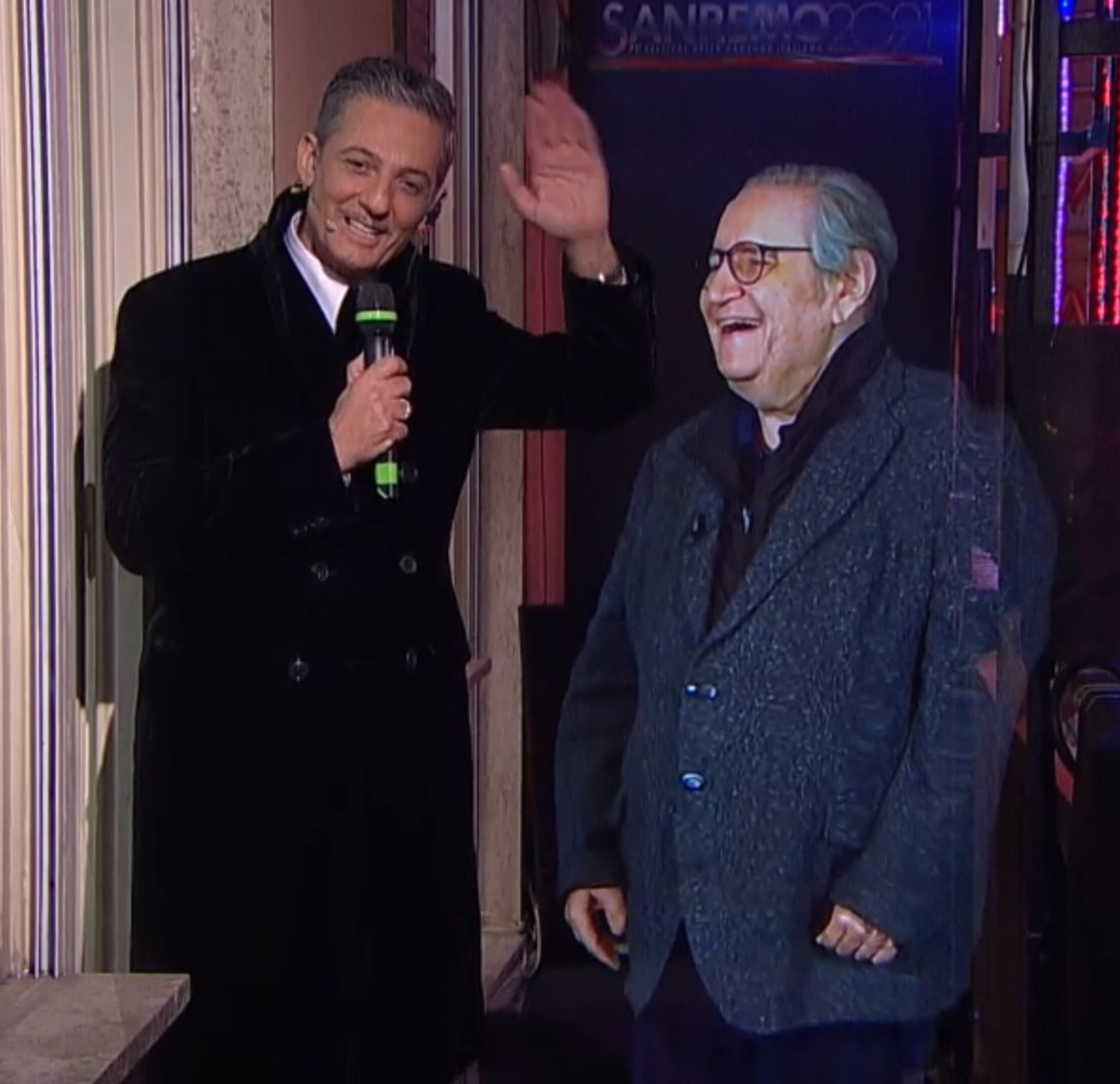 Fiorello a Sanremo con Mollica