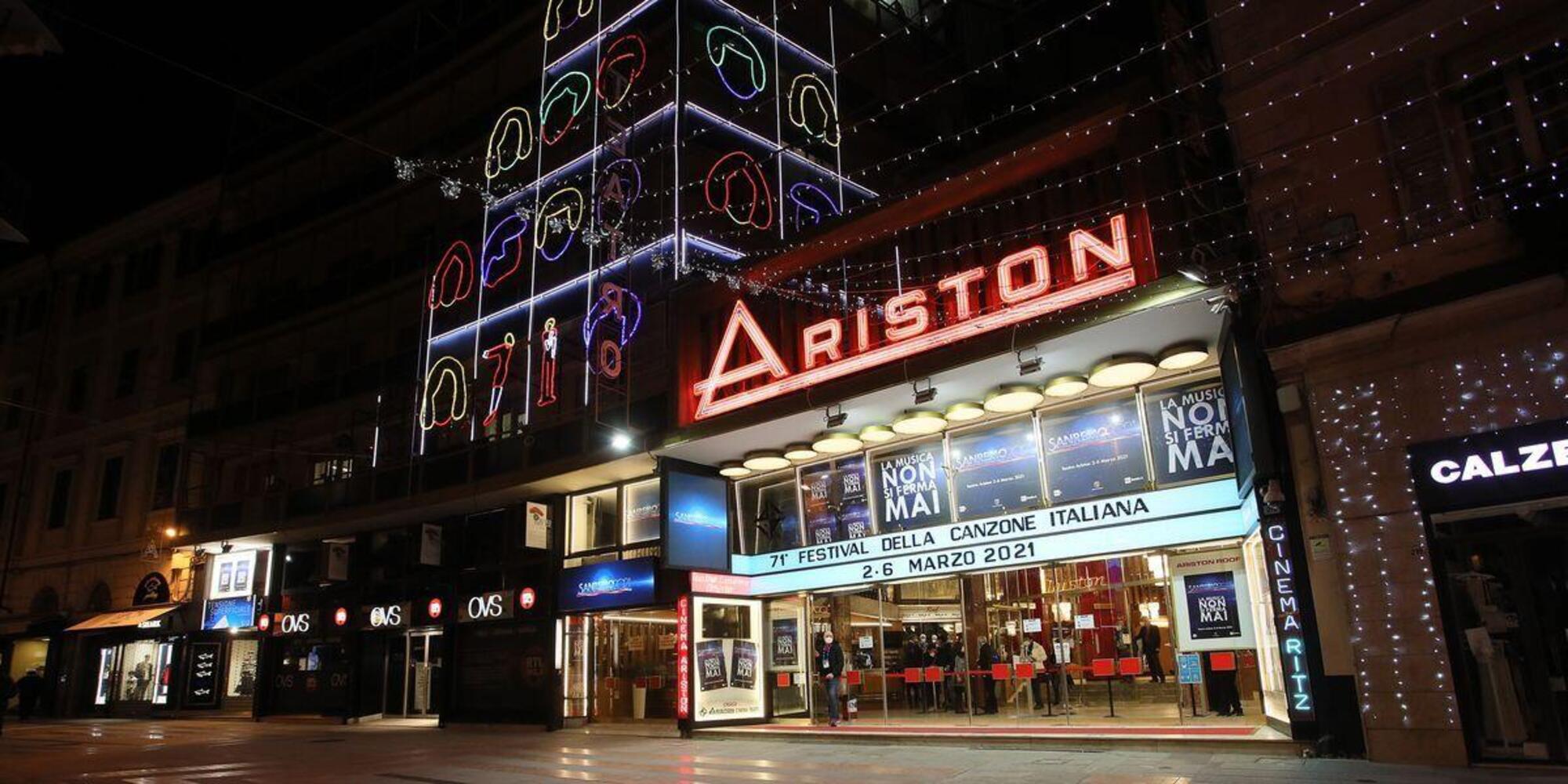 Il teatro Ariston di Sanremo