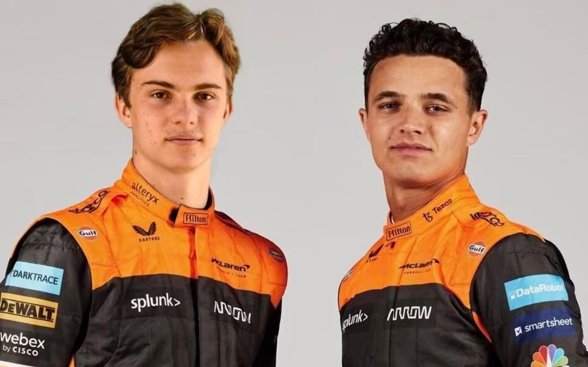 Oscar Piastri e Lando Norris