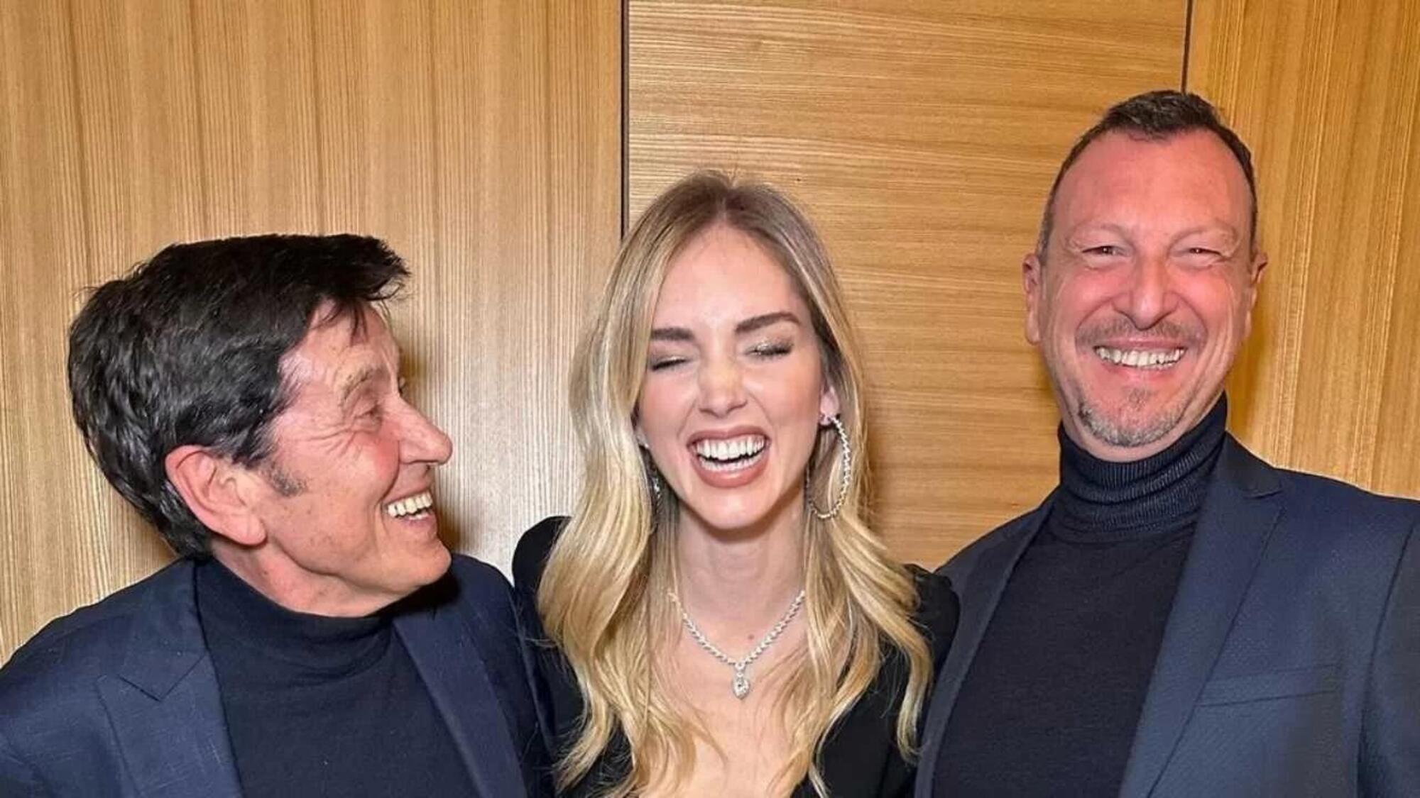 Morandi, Ferragni e Amadeus, cardini del Sanremo 2023