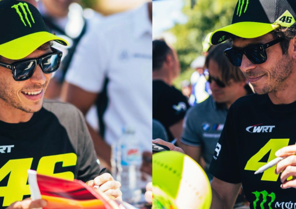 Valentino Rossi, c&rsquo;&egrave; anche il suo &ldquo;casco preferito&rdquo; in gara alla 12 Ore di Bathurst [LIVE STREAMING]