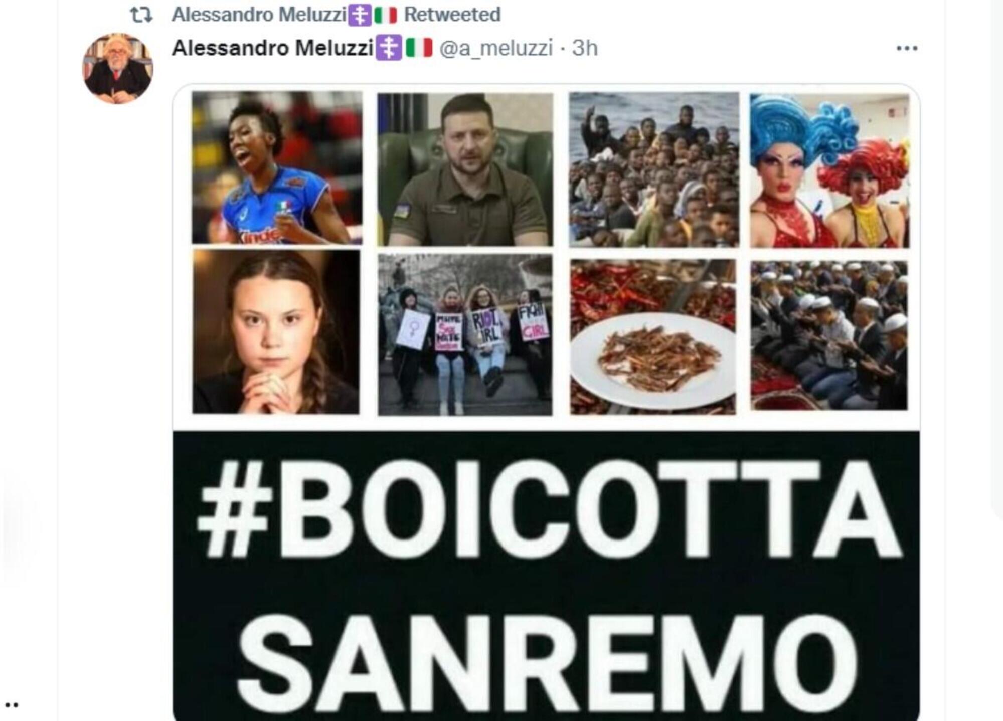 Fra i leader di "boicotta Sanremo" il professor Alessandro Meluzzi