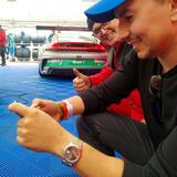 Jorge Lorenzo a Milano con Porsche con al polso un Rolex diamantato da 250K 2