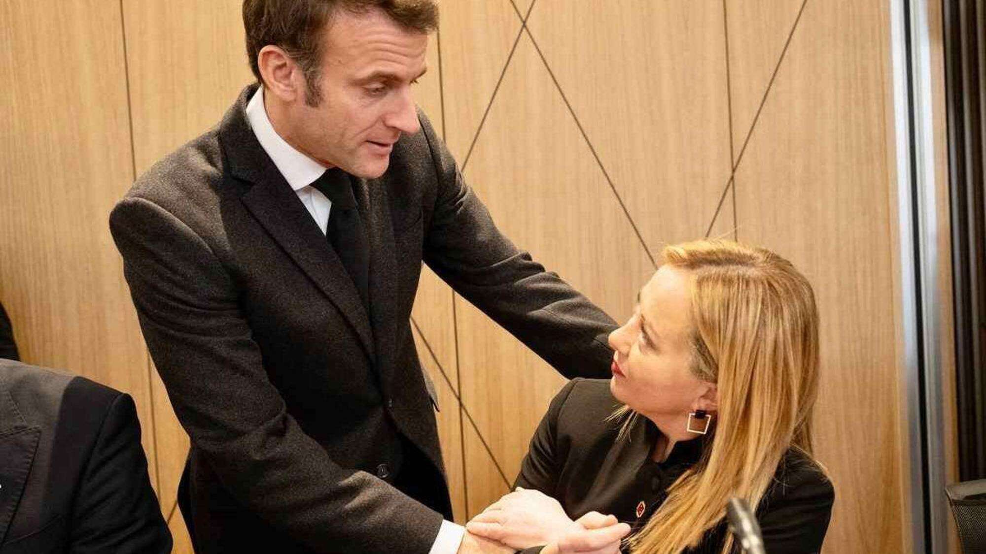 Macron e Meloni