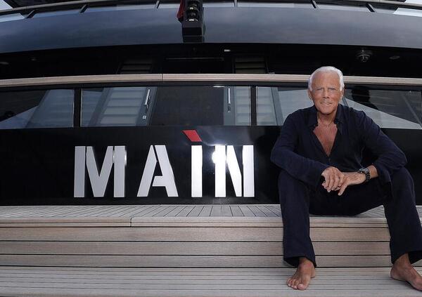 Il lusso naviga anche sull&#039;acqua: ecco il mega yacht firmato da re Giorgio Armani