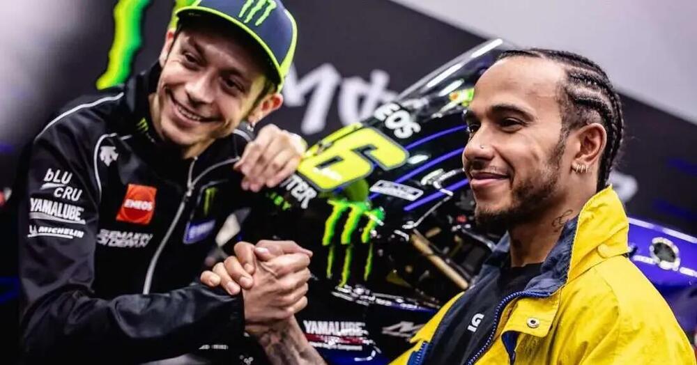 La Mercedes W14 di Lewis Hamilton? Oggi sembra quasi un omaggio al 2023 di Valentino Rossi