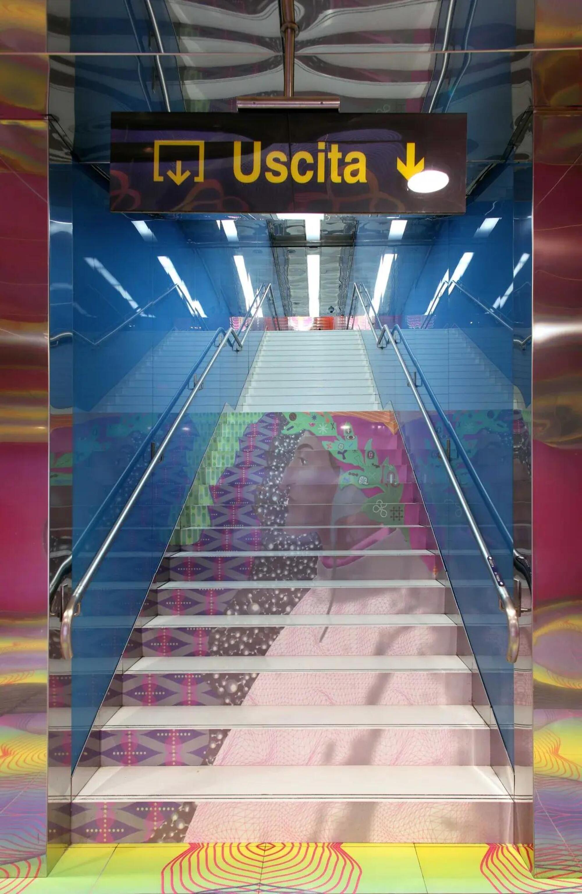 Una delle "fermate d'autore" della metropolitana di Napoli