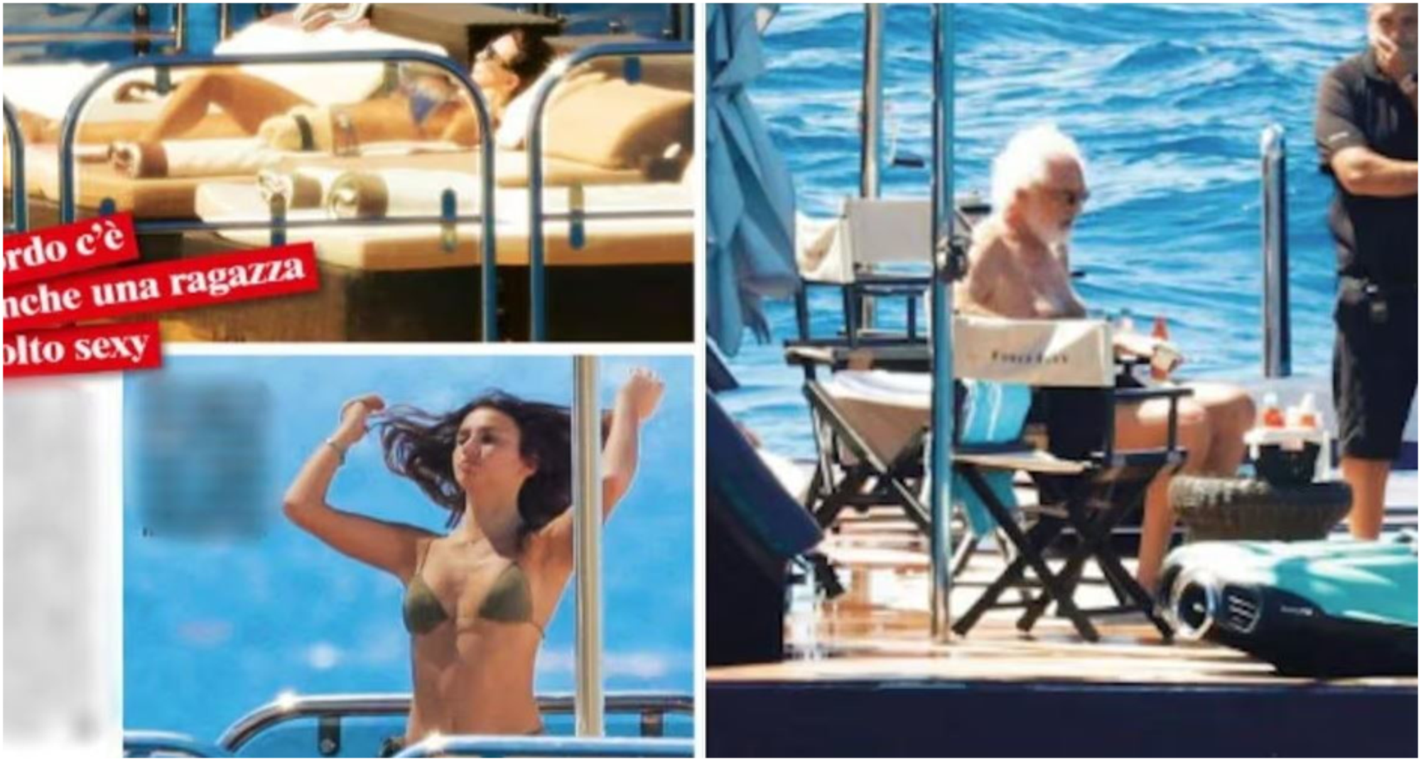 Chi, foto di Briatore sullo yatch