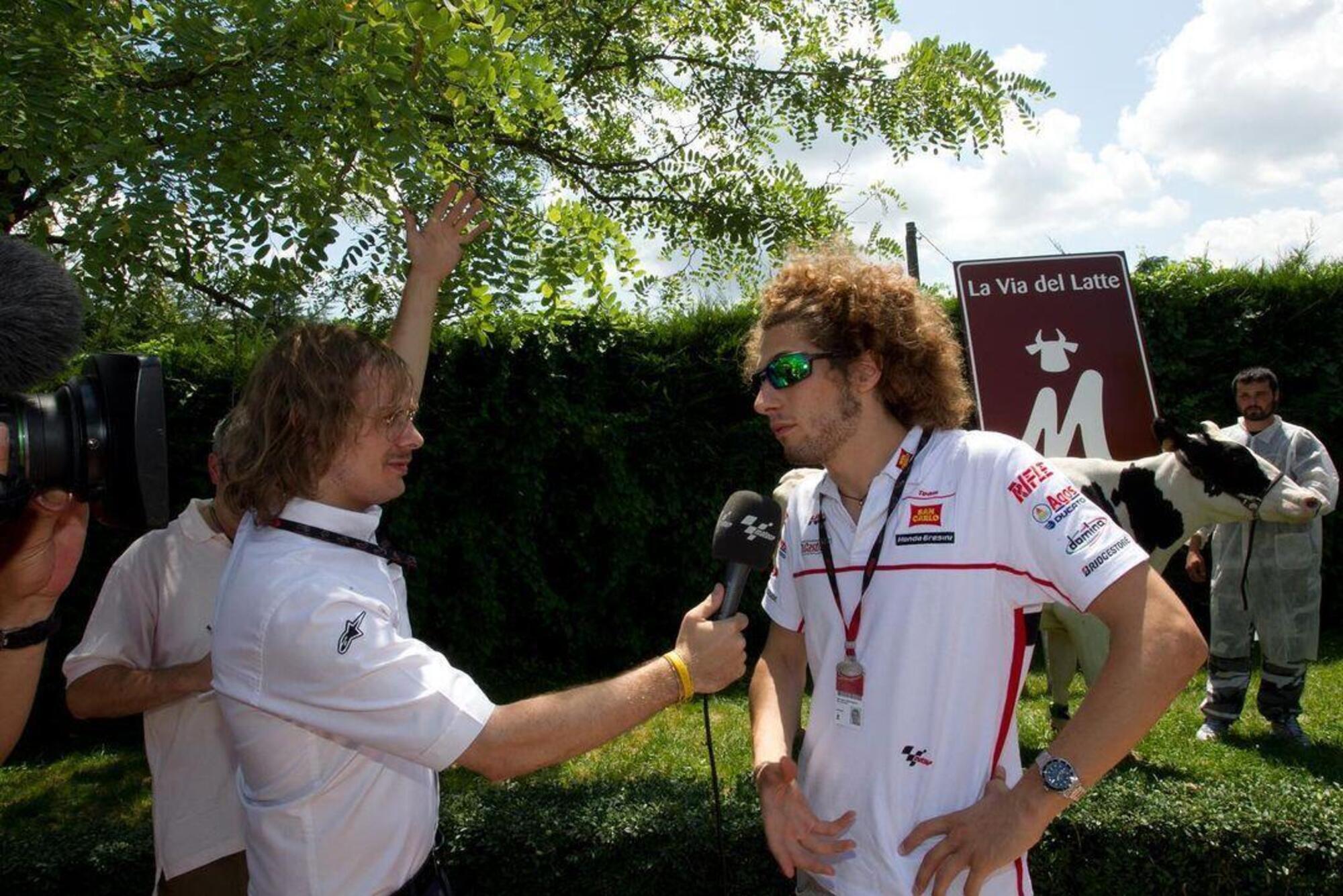 Cristian Massa e Marco Simoncelli