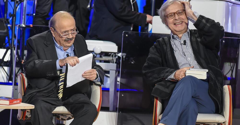 L&rsquo;addio a Costanzo, Sgarbi: &ldquo;Rivive nei suoi eredi, da Giletti a Porro&rdquo;. E ricorda la prima volta: &ldquo;Litigammo...&rdquo;