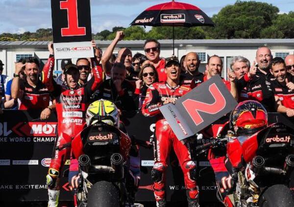 La Superbike sempre pi&ugrave; come la MotoGP: il team Ducati arriva e travolge anche nel WorldSBK 