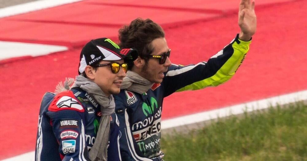 Valentino Rossi e Jorge Lorenzo &quot;hanno fatto palo&quot; a Valencia