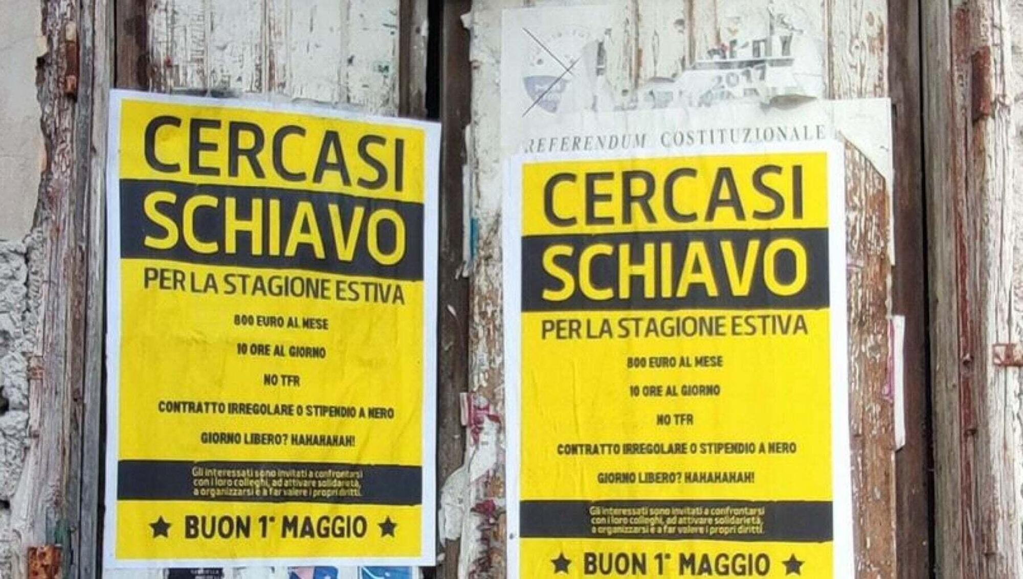 manifesto lavoratori schiavi