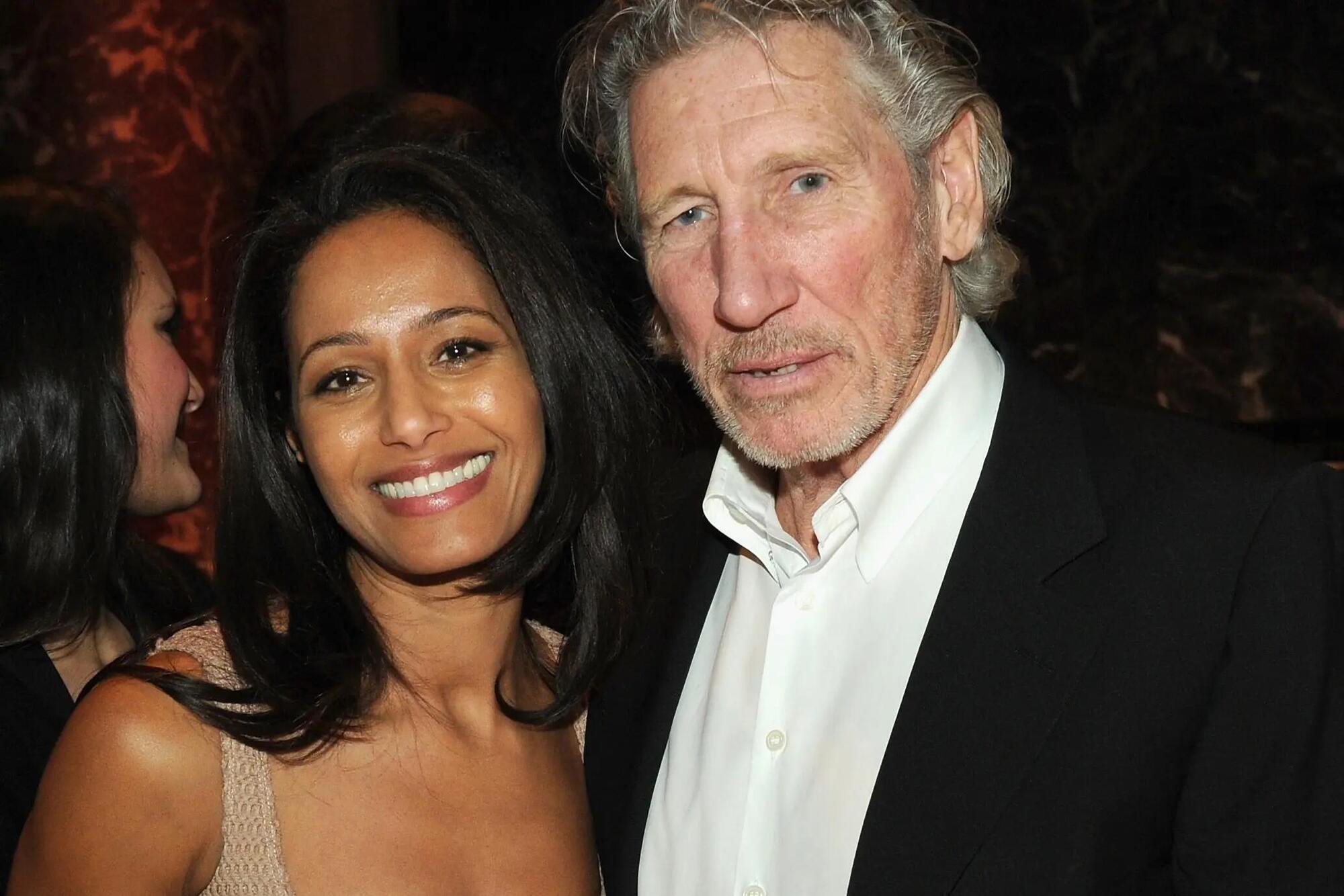 Rula Jebreal e Roger Waters