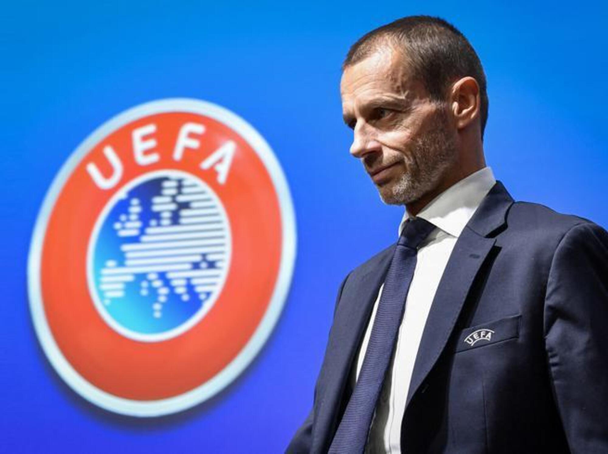 Il presidente Uefa Ceferin