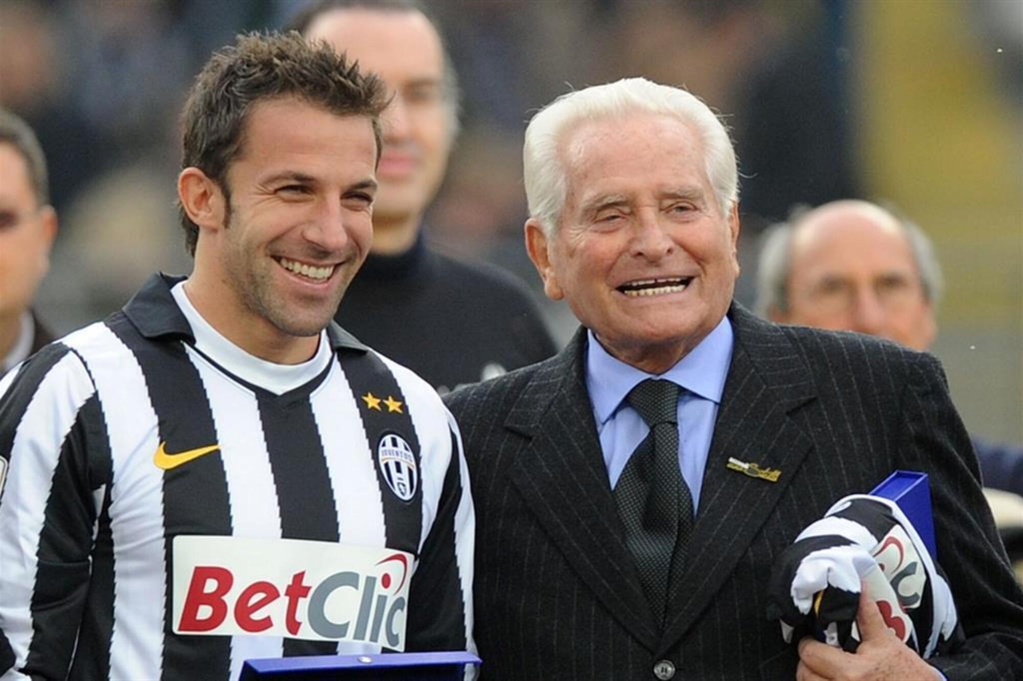 Del Piero e Boniperti, icone juventine