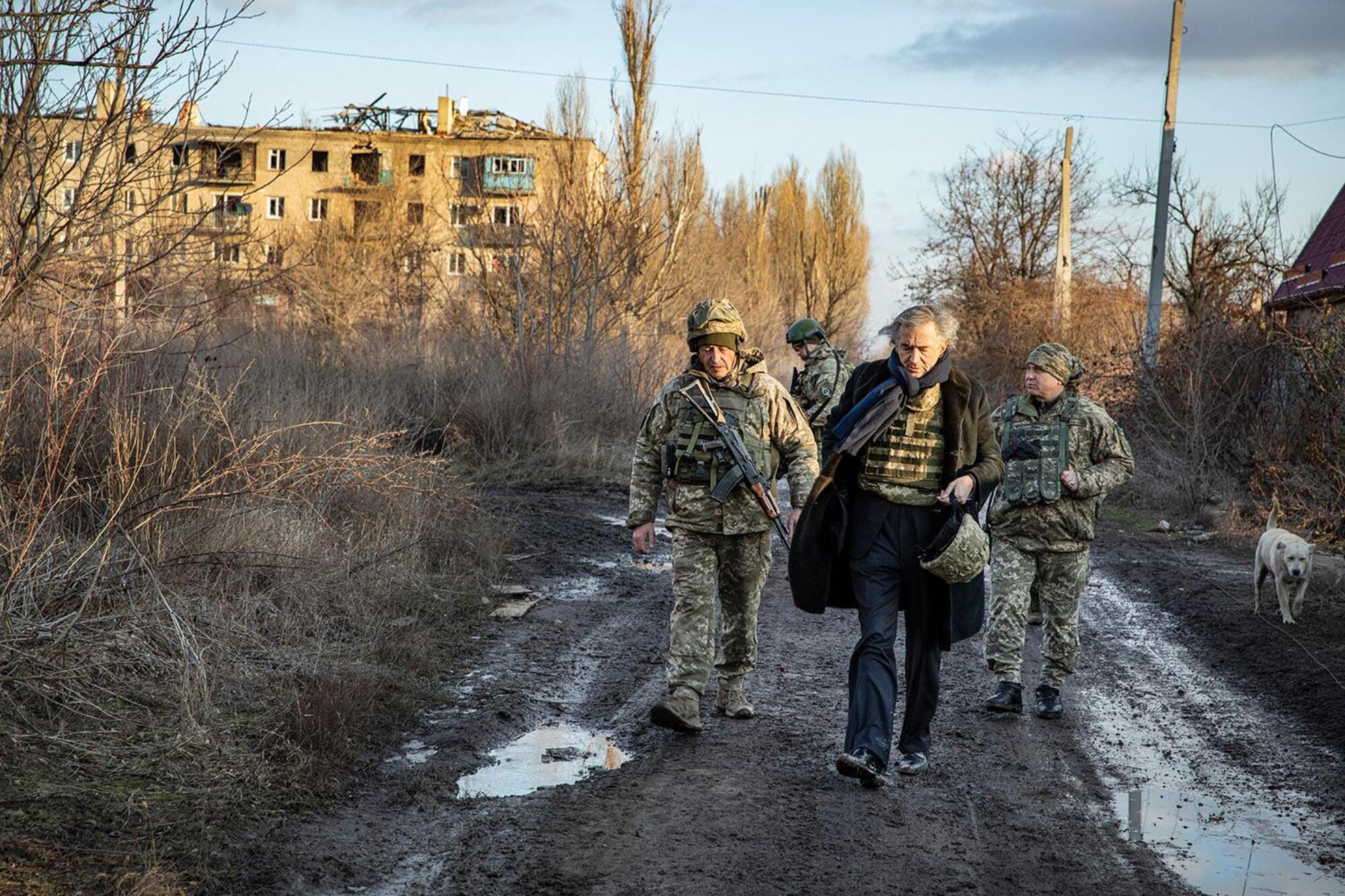 Bernard-Henri Lévy in Ucraina