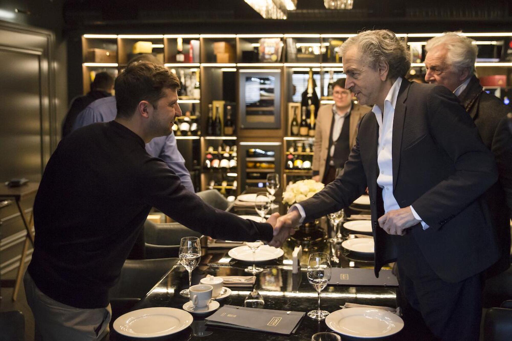 Bernard-Henri Lévy con Zelensky