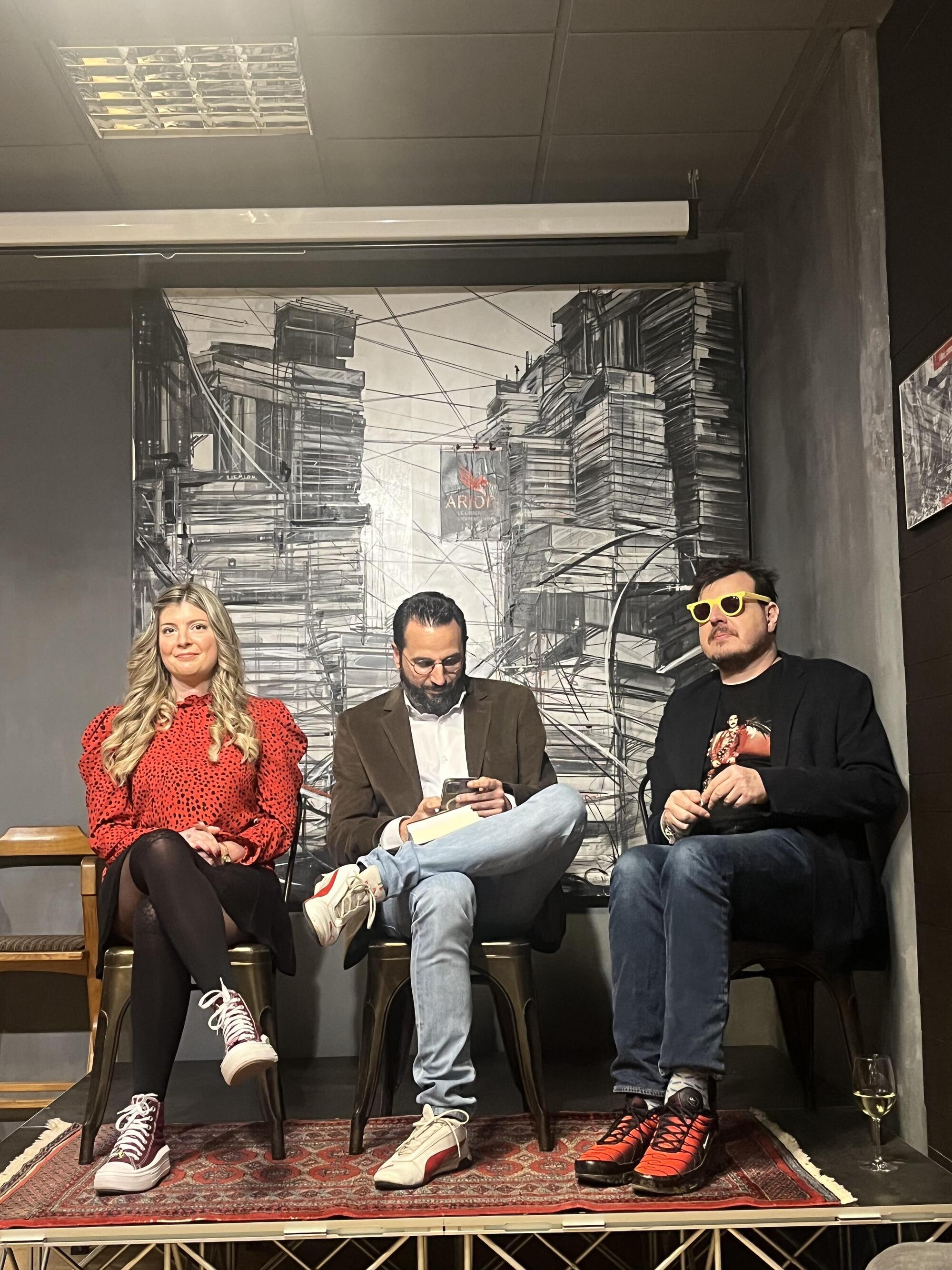 Massimiliano Parente e Giulia Bignami alla presentazione a Roma di &ldquo;Volevo essere Freddie Mercury&rdquo;