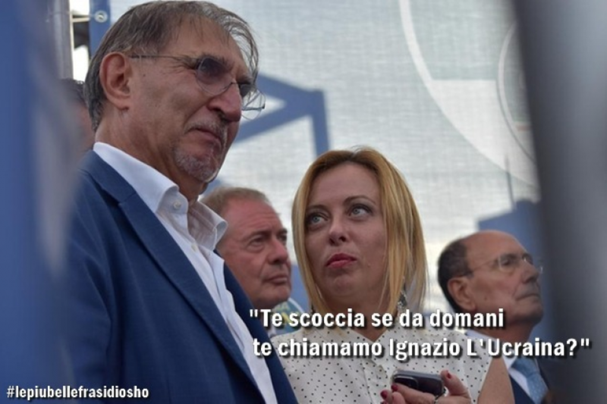 Giorgia Meloni e Ignazio La Russa - Le Frasi di Osho-Twitter