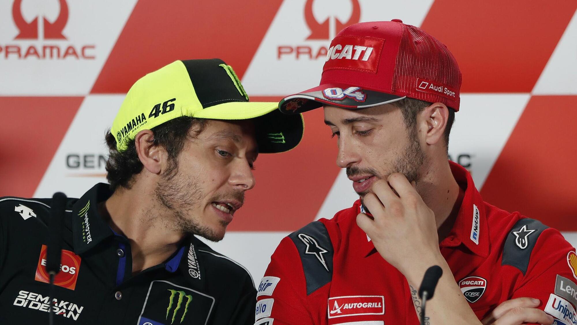 Valentino Rossi e Andrea Dovizioso