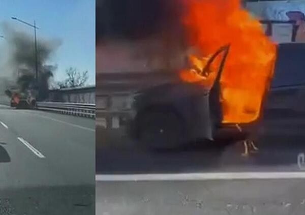 Filmano auto e conducente a fuoco e non si fermano, aperta un&rsquo;inchiesta. Ma tutti gli altri che loro volta non lo hanno soccorso? [VIDEO]