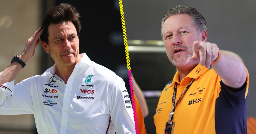 Zak Brown sfida Toto Wolff in un incontro di boxe a Las Vegas: s&igrave; signori, &egrave; tutto vero 