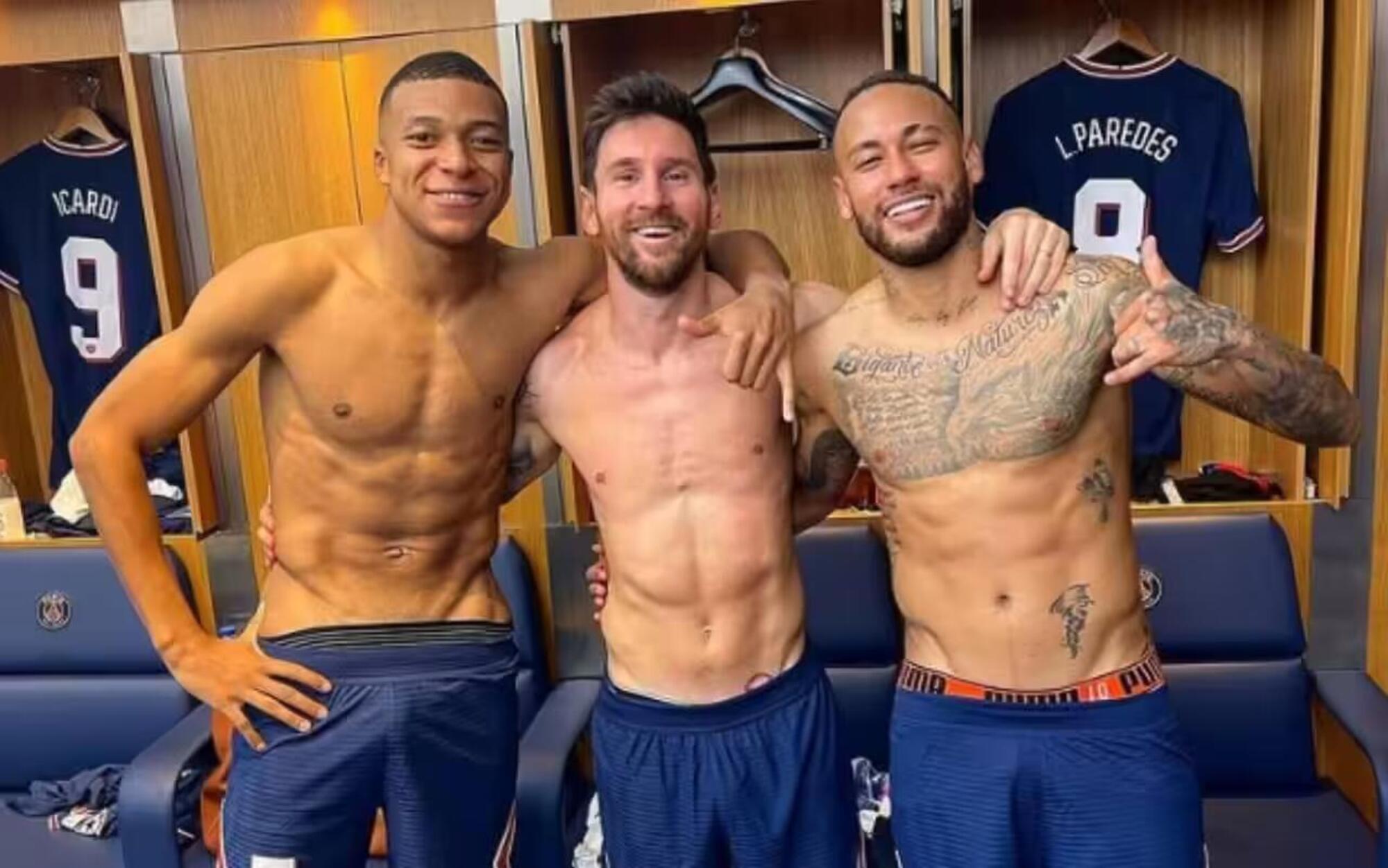 Neymar, Messi e Mbapp&eacute;