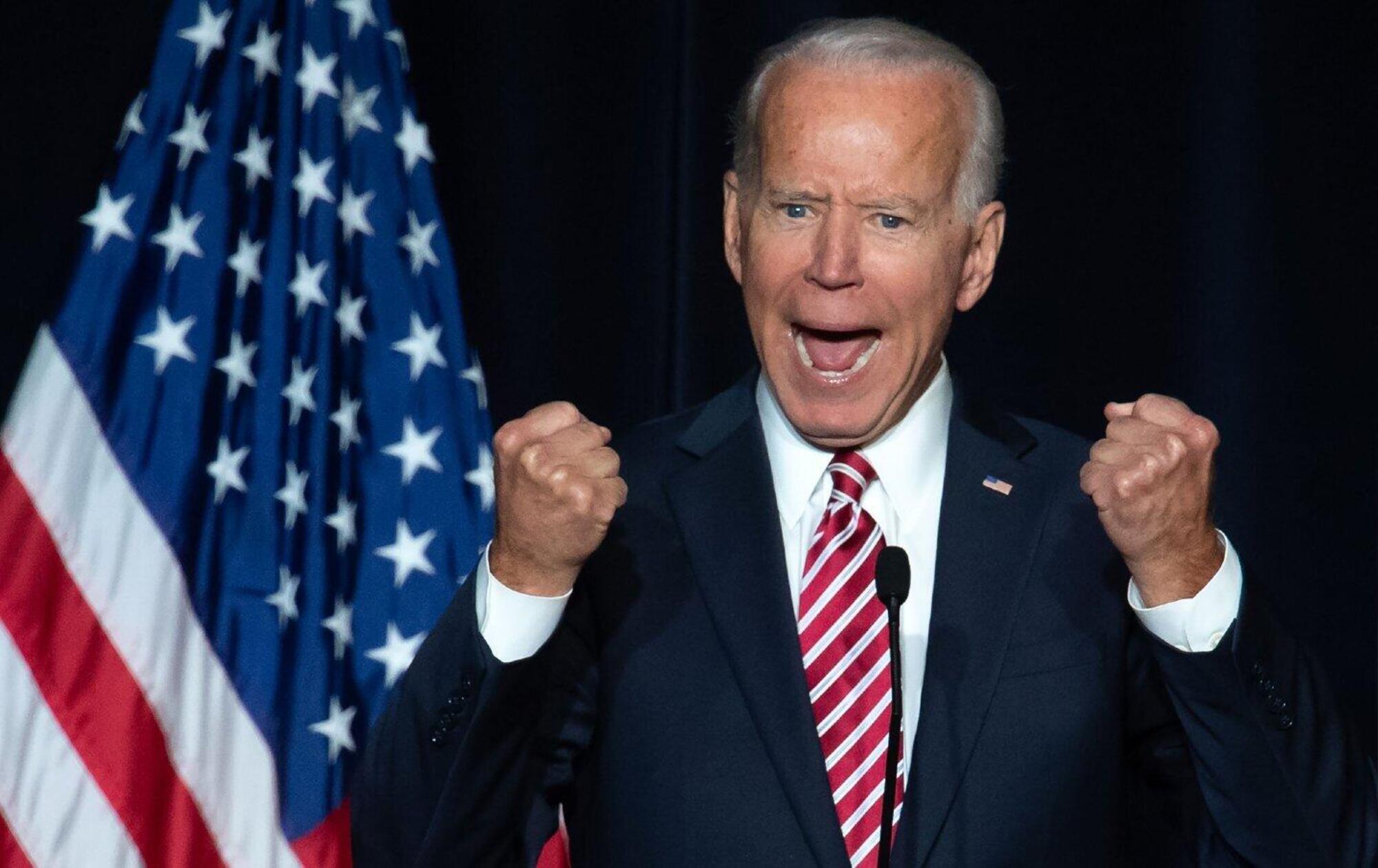 biden yell