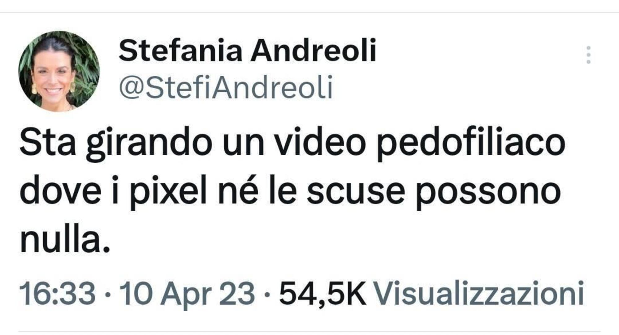 Stefania Andreoli via social