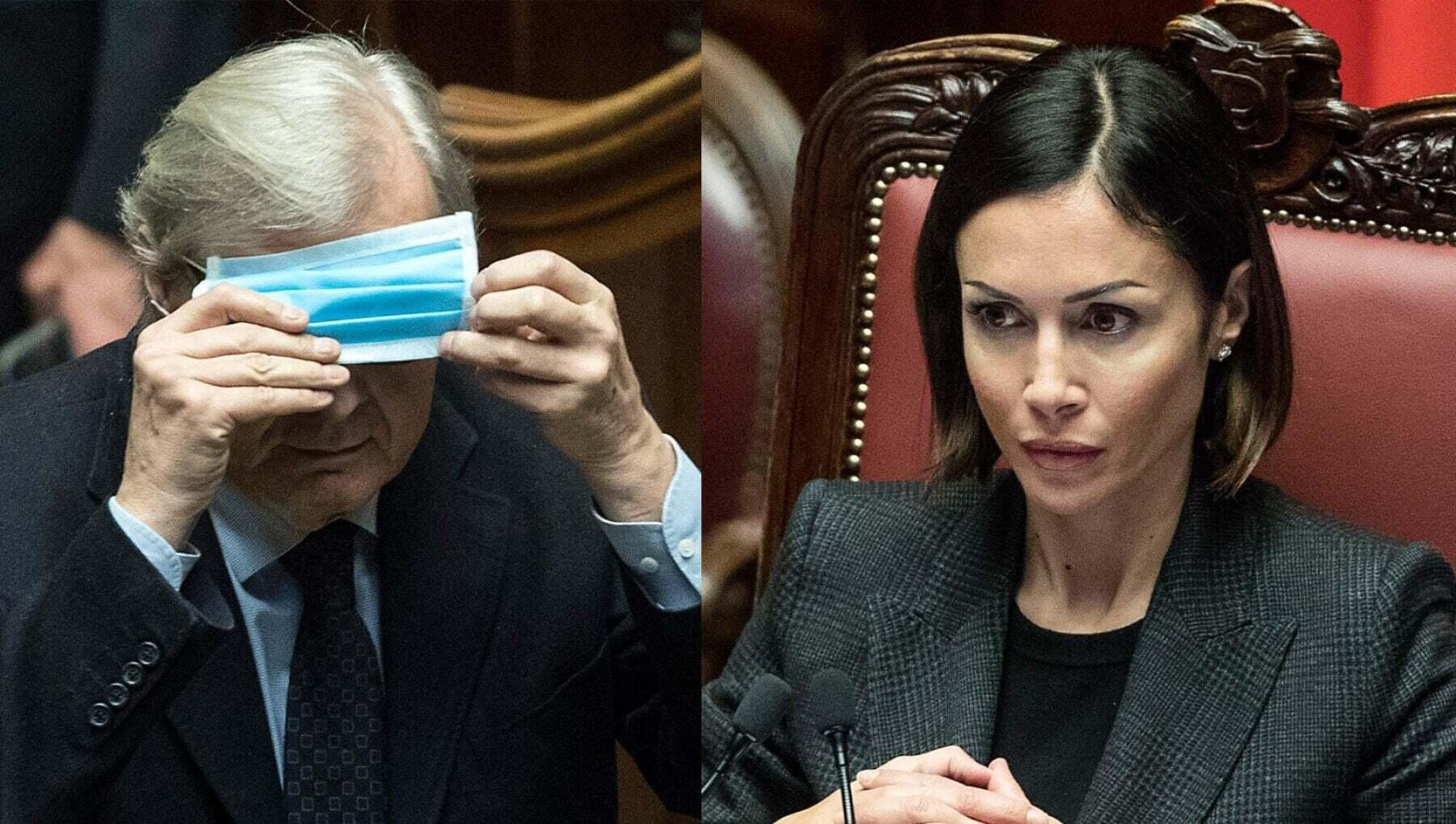 Vittorio Sgarbi e Mara Carfagna