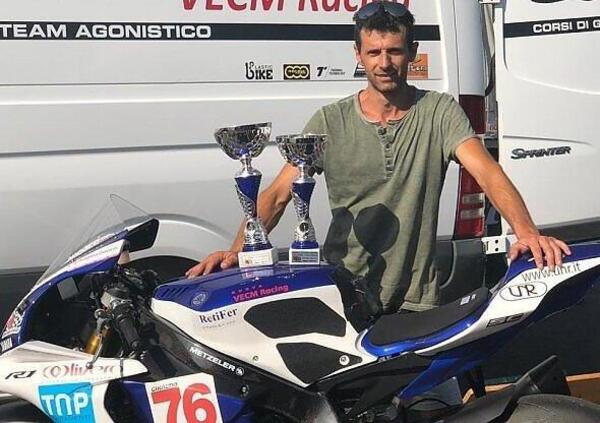 Tragedia a Misano: Fabrizio &egrave; morto in gara a soli 46 anni